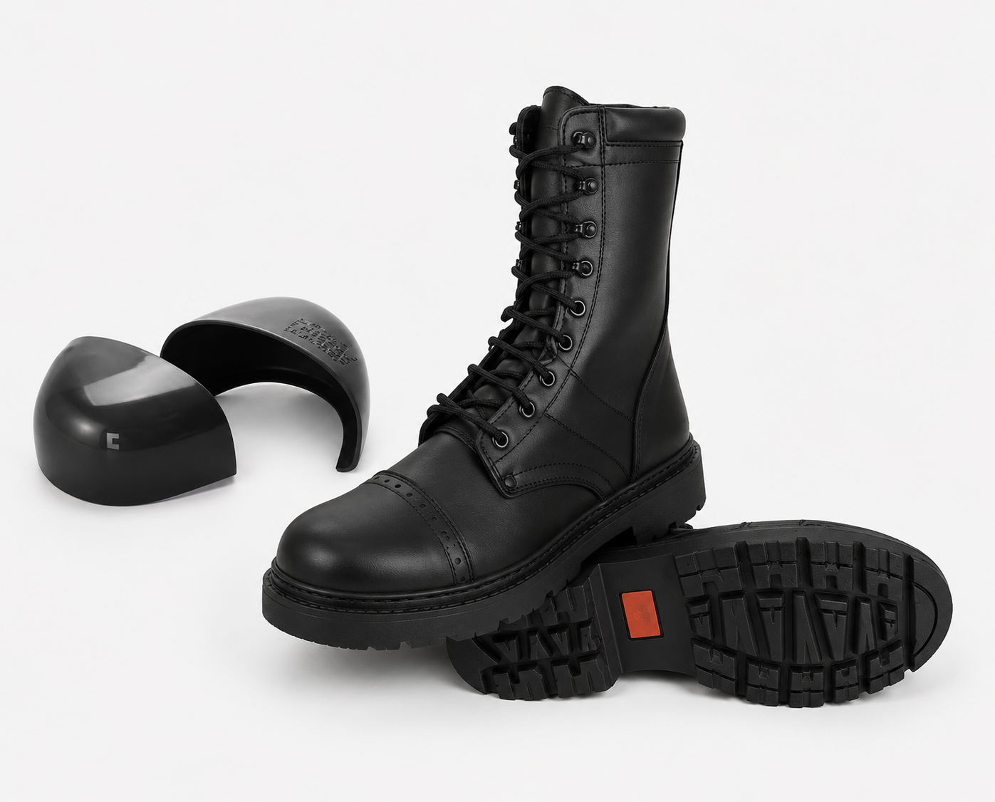 BOTAS MODELO CORCORAN CUERO, CON PUNTERA DE ACERO NACIONAL