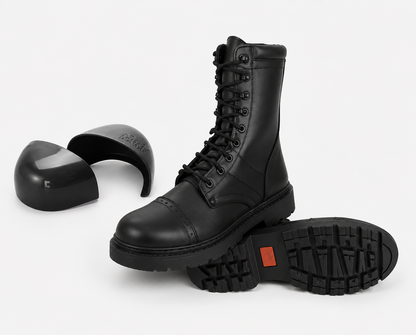 BOTAS MODELO CORCORAN CUERO, CON PUNTERA DE ACERO NACIONAL