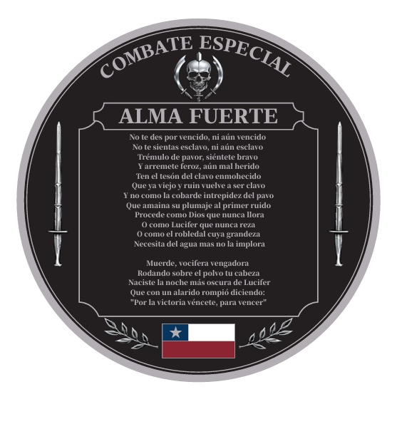 Moneda Combate Especial 50 años reverso Alma Fuerte