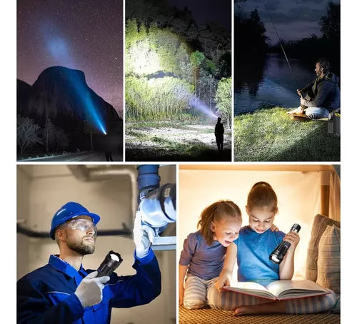 Linterna táctica LED - modos de iluminación