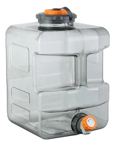 Contenedor de agua 12L boca ancha para camping