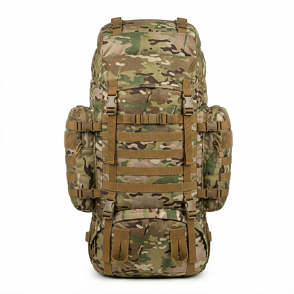 MOCHILA TÁCTICA MILITAR 90 LITROS CORDURA FABRICACIÓN NACIONAL
