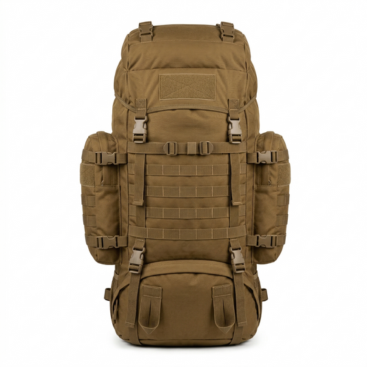MOCHILA TÁCTICA MILITAR 90 LITROS CORDURA FABRICACIÓN NACIONAL