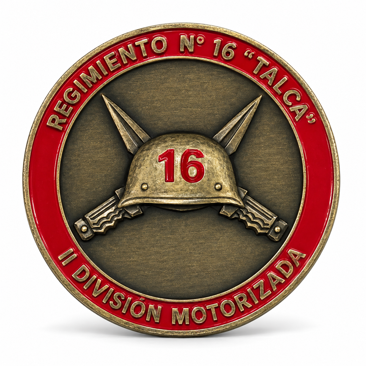 MONEDA EJERCITO DE CHILE BATALLÓN DE INFANTERÍA Nº16 TALCA