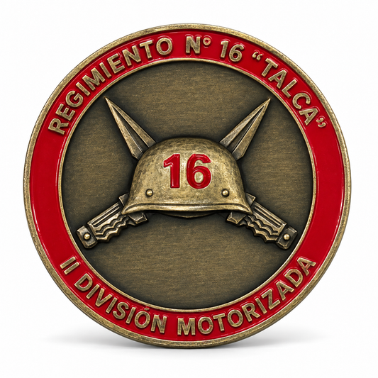 MONEDA EJERCITO DE CHILE BATALLÓN DE INFANTERÍA Nº16 TALCA