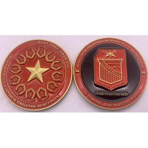 MONEDA EJERCITO DE CHILE BATALLÓN CARAMPANGUE