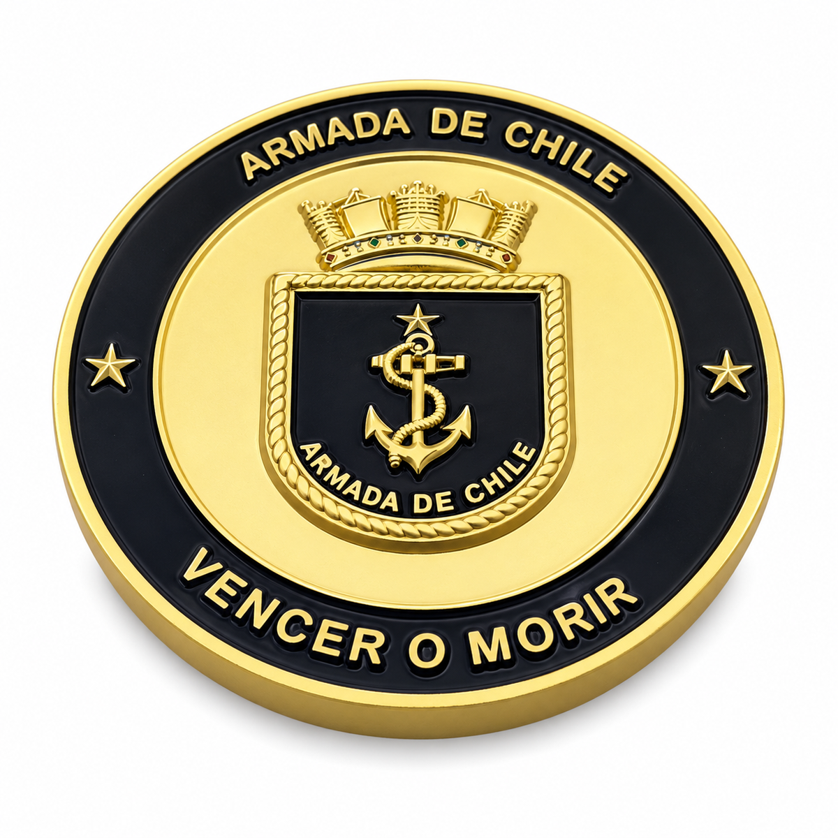 MONEDA ARMADA DE CHILE JURAMENTO A LA BANDERA