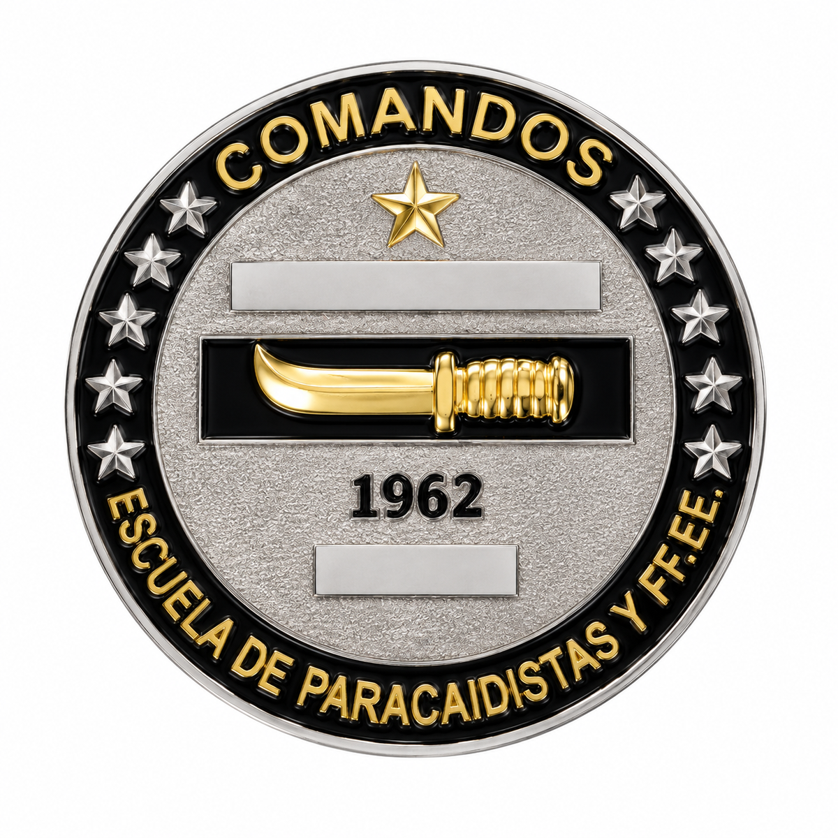 MONEDA EJERCITO DE CHILE COMANDOS ESCUELA DE PARACAIDISTAS Y FUERZAS ESPECIALES