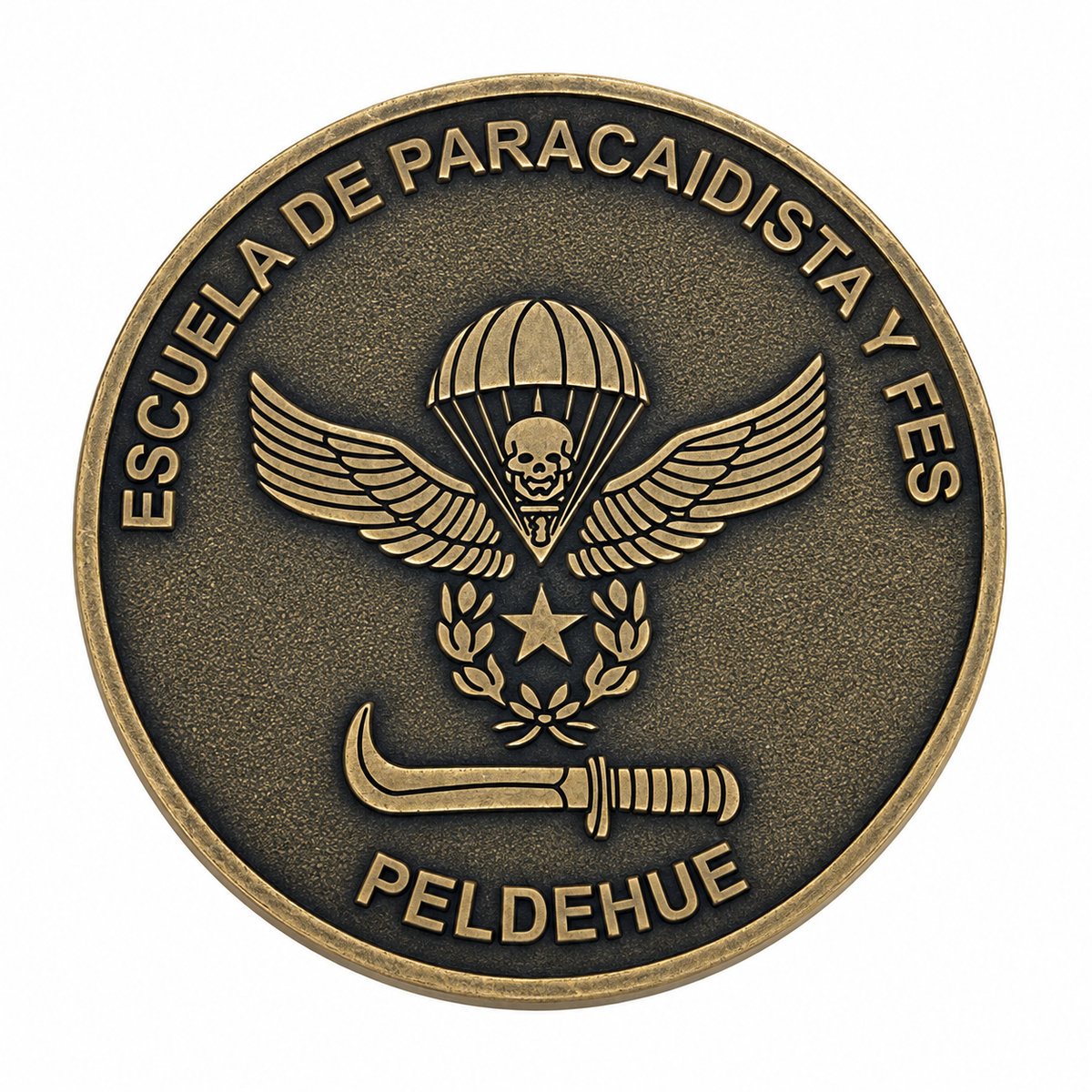 MONEDA EJERCITO DE CHILE COMBATE ESPECIAL