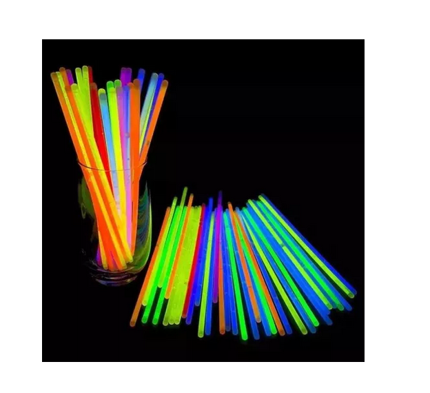 Pulseras (100) Fluor Luminosas Para Fiestas Y Actividades
