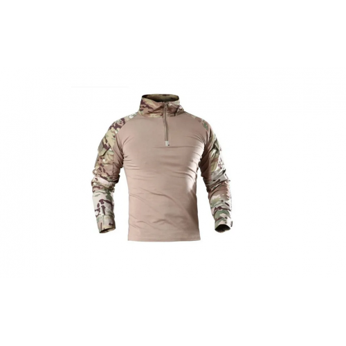 Polera Tactica Combat Shirt Estilo Militar Manga Larga Multicam