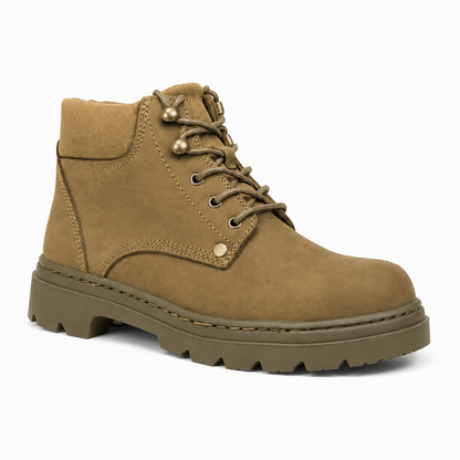 Botas Tácticas Caña Corta de Cuero Nobuck – Fabricación Nacional