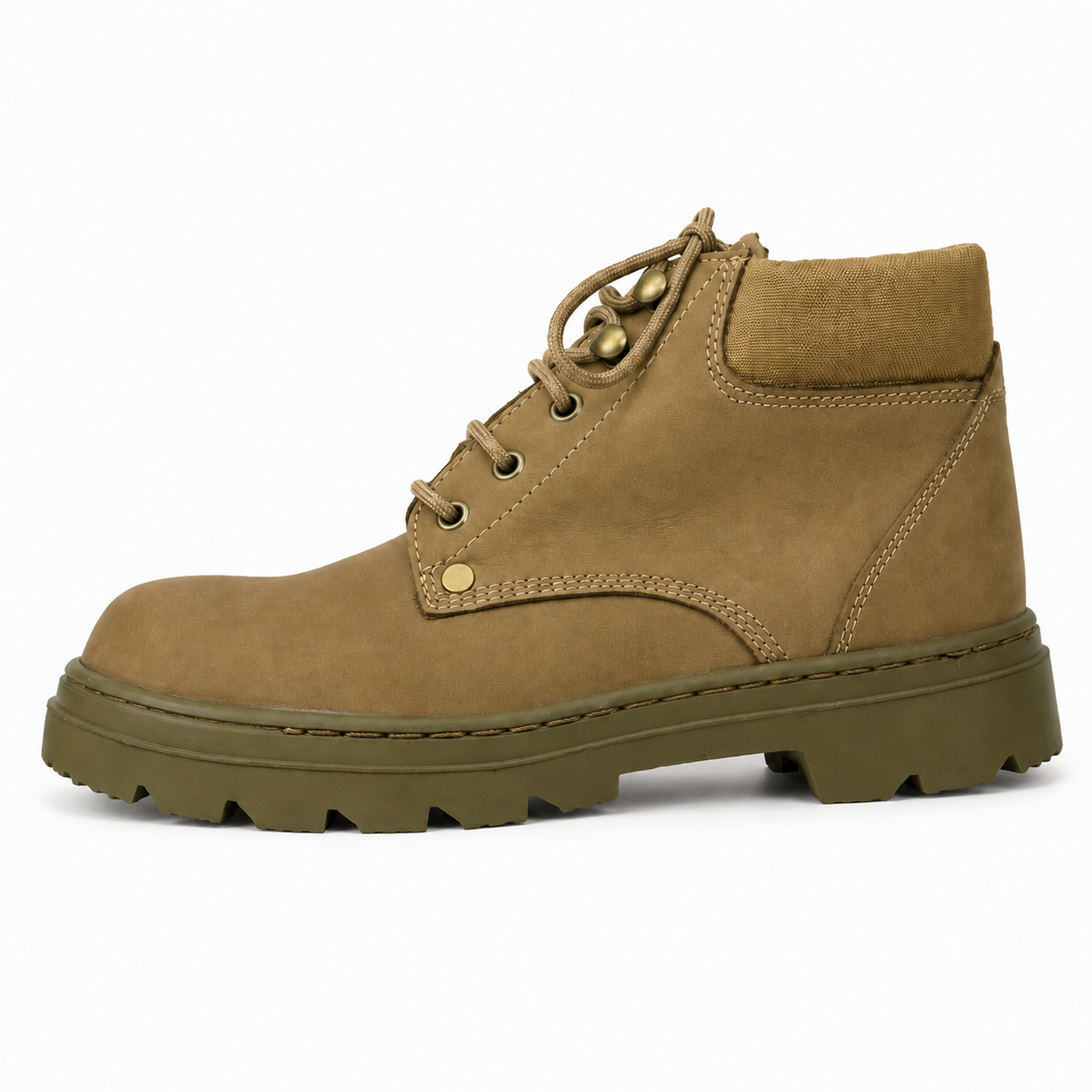 Botas Tácticas Caña Corta de Cuero Nobuck – Fabricación Nacional
