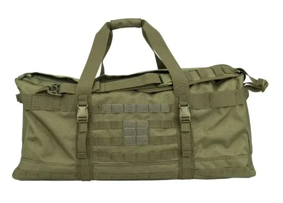 Bolso mochila táctico 106L verde vista frontal
