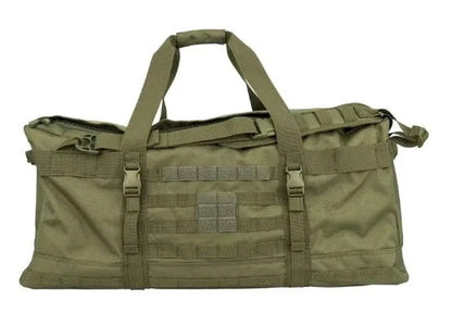 Bolso mochila táctico 106L verde vista frontal