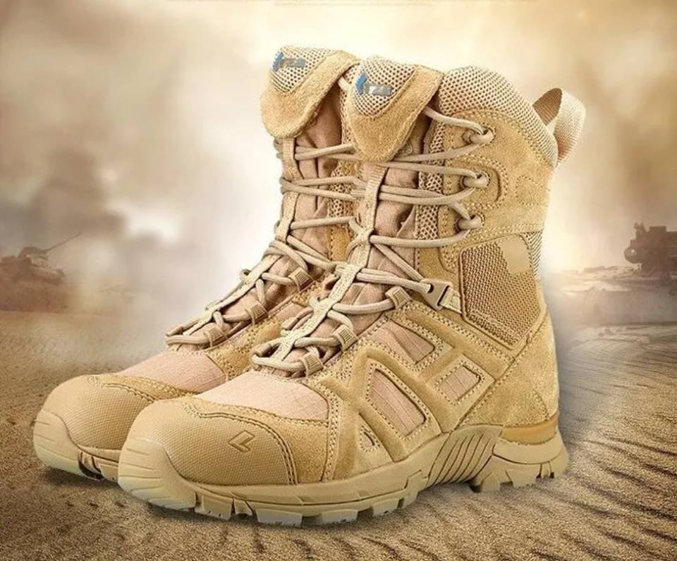 BOTAS TÁCTICAS MILITAR AIRSOFT ATZB COLOR OCRE