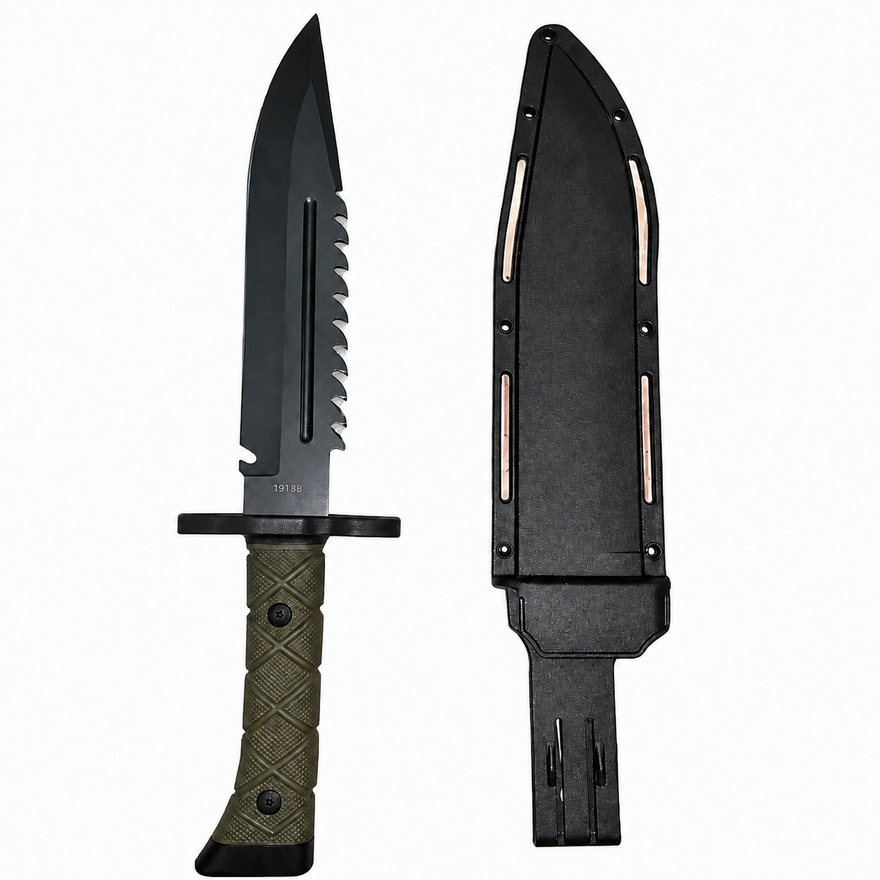 Cuchillo de Supervivencia Bayoneta 1918B con funda