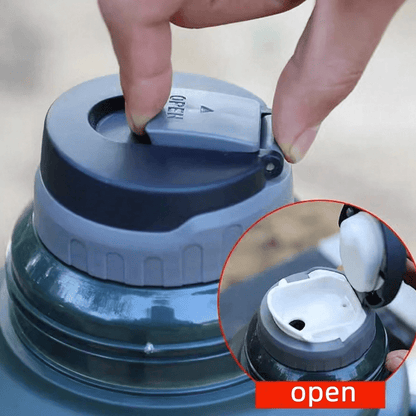 Tapa con botón de apertura del termo 2 litros