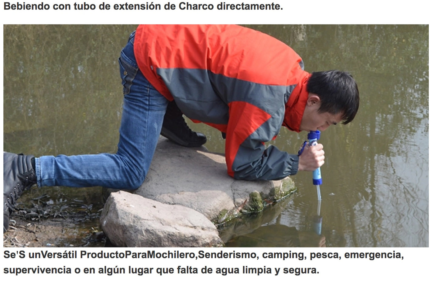 PURIFICADOR DE AGUA DE SUPERVIVENCIA GRUPAL