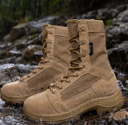 Botas Rock Rooster impermeables bajo la lluvia