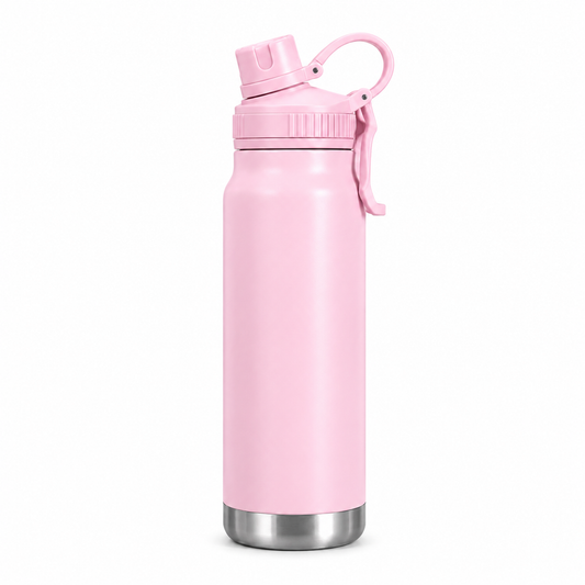 Termo Acero Inoxidable 800ml Botella Termica Agua Fria - Rosa